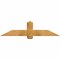 Ekena Millwork Eugene Rough Sawn Timber Gable Bracket, Western Red Cedar, 60"W x 15"H x 6"D x 6"F, 6/12 Pitch GBW060X15X0606EUG00RWR - alternate 1
